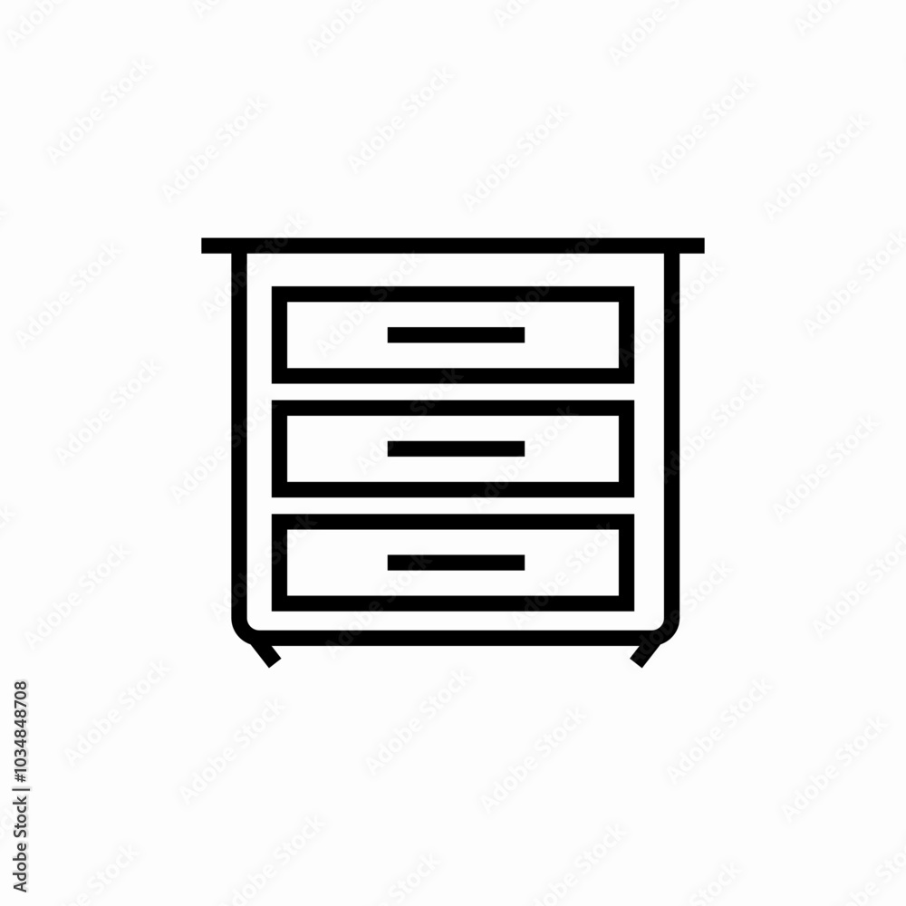 shelf cabinet icon sign vector shelf cabinet icon sign vector