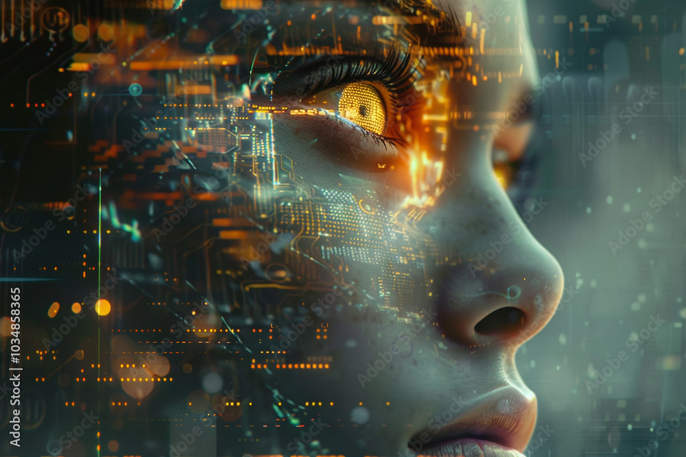 Digital Portrait: A Fusion of Technology and Humanity Digital Portrait: A Fusion of Technology and Humanity