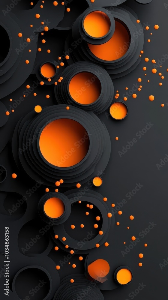 Three-Dimensional Circles with Light Effects