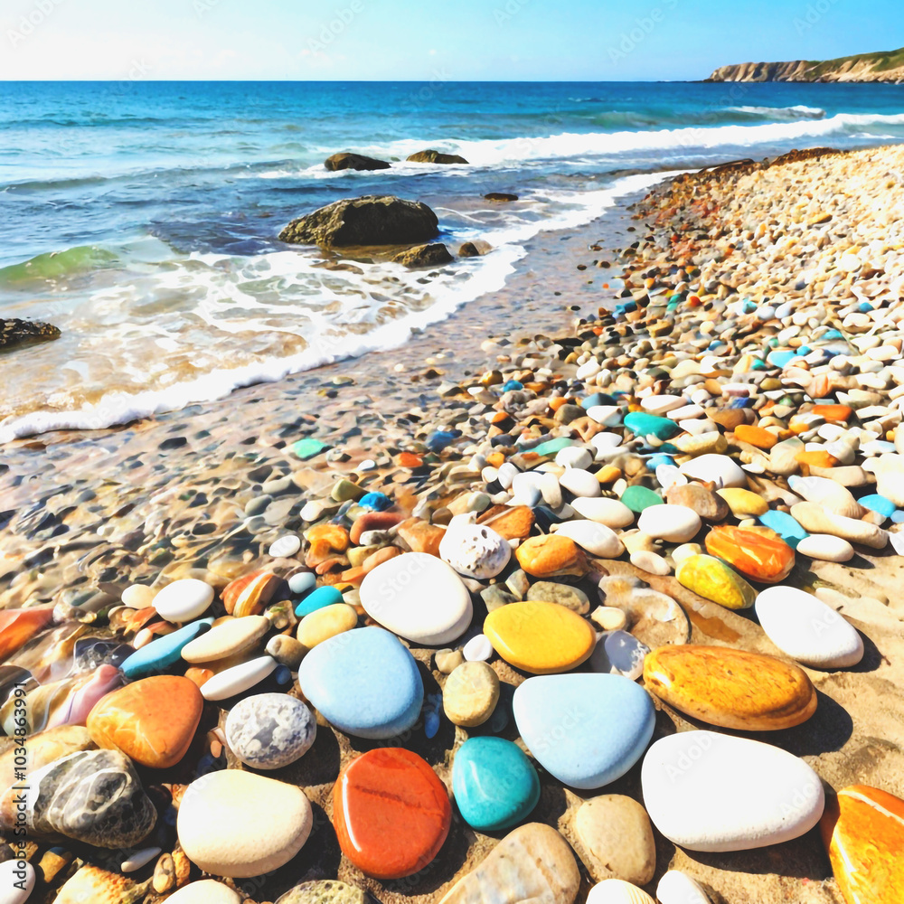 pebbles on the beach