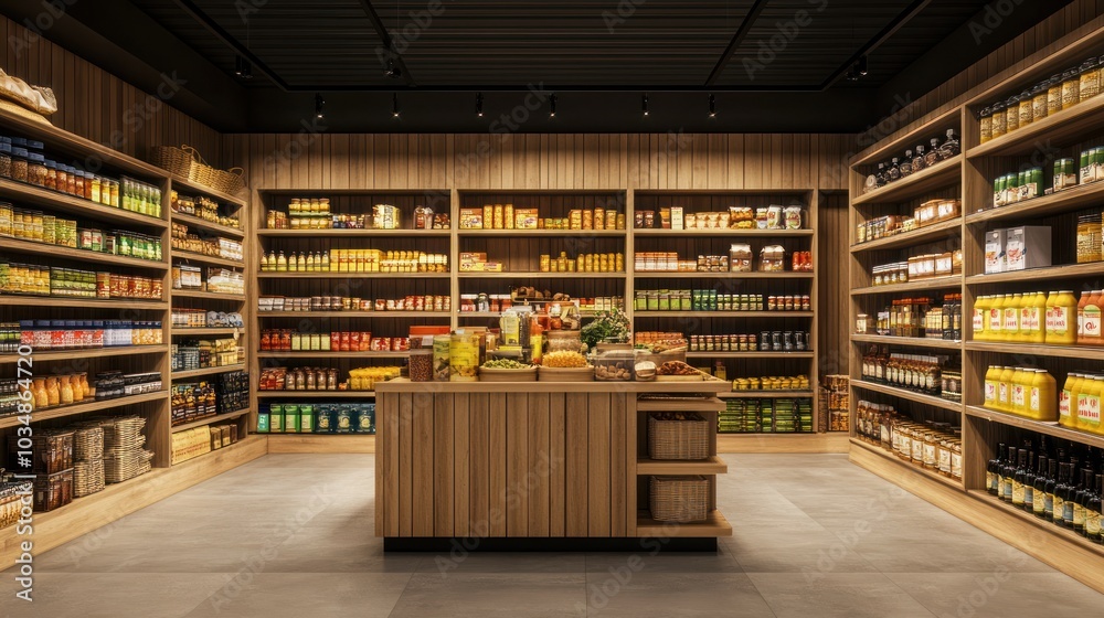 Modern Grocery Store Interior Modern Grocery Store Interior