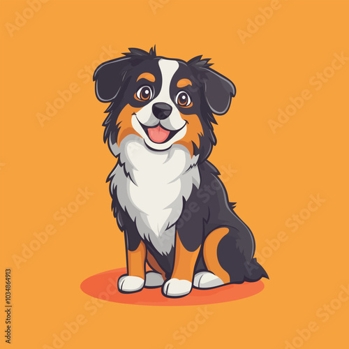 Happy Bulldog Mascot Vector Art with Cheerful Face Design