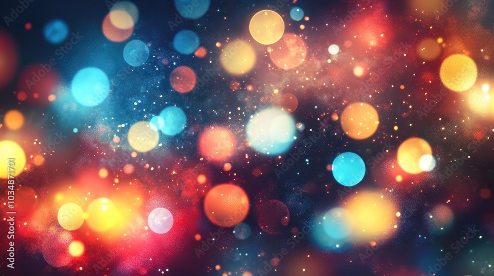 Abstract shiny background featuring colorful glowing lights in a glossy 2D illustration style Abstract shiny background featuring colorful glowing lights in a glossy 2D illustration style