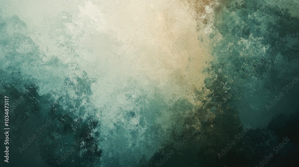 Abstract textured background featuring a blend of green blue and brown colors with a pleasing brushed blob effect Abstract textured background featuring a blend of green blue and brown colors with a pleasing brushed blob effect