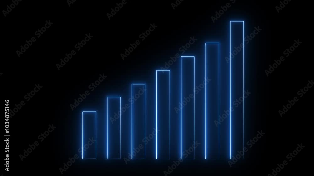 Abstract decreasing business graph chart animation. Animated down graph icon designed in flat icon style, business or finance concept icon. Finance, Business Info graphic animation, Bar graph Abstract decreasing business graph chart animation. Animated down graph icon designed in flat icon style, business or finance concept icon. Finance, Business Info graphic animation, Bar graph