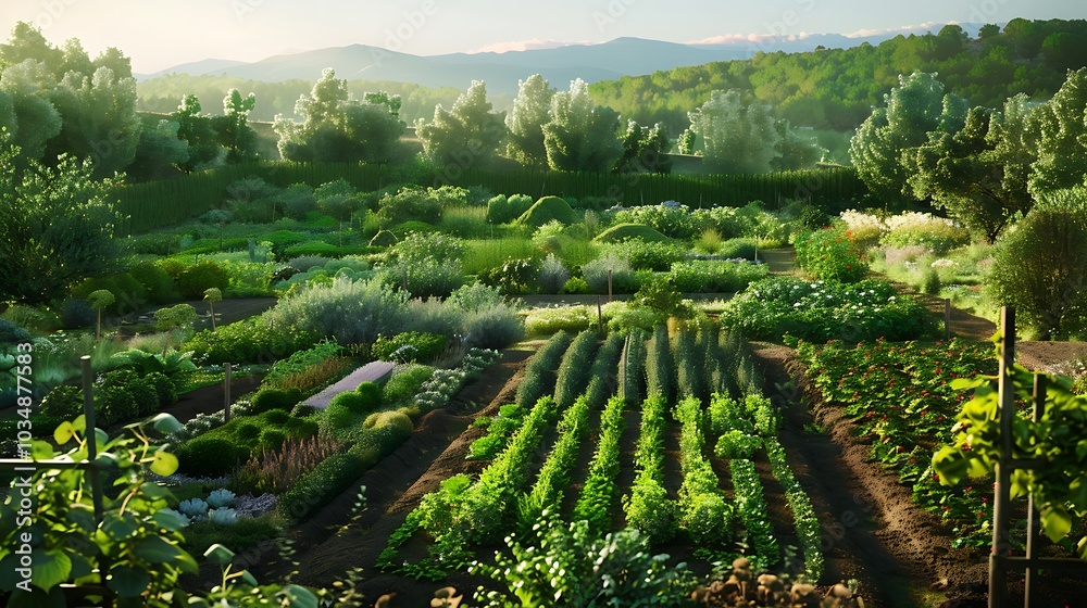 A devoted farmer using art and planting to create gardens look better A devoted farmer using art and planting to create gardens look better