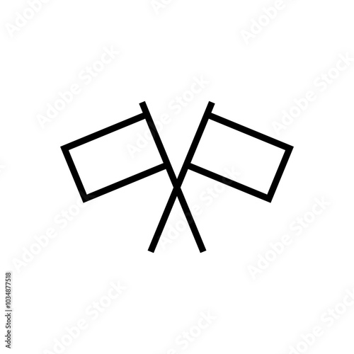 crossed flags icons