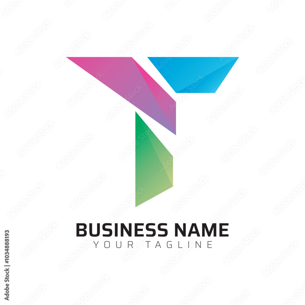 T Gradient Colorful 3D Pro Logo
T Gradient Colorful 3D Pro Logo