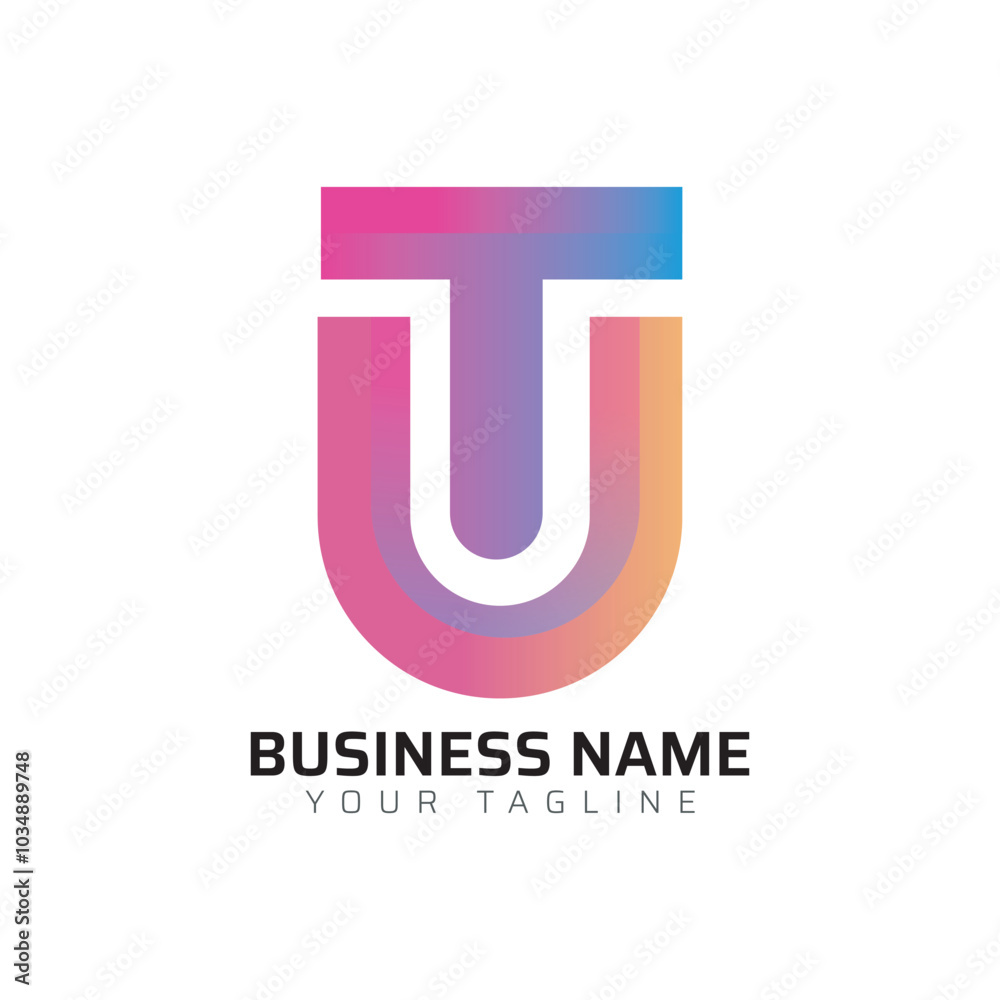 T abstract letter logo T abstract letter logo
