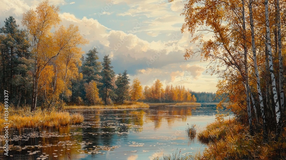 Fototapeta premium Russian Early Autumn