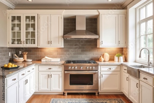 Classic Shaker Cabinets Emphasize simplicity and functionality