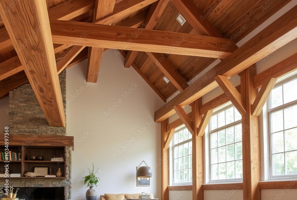 Exposed Beams Natural wood for a rustic touch Exposed Beams Natural wood for a rustic touch