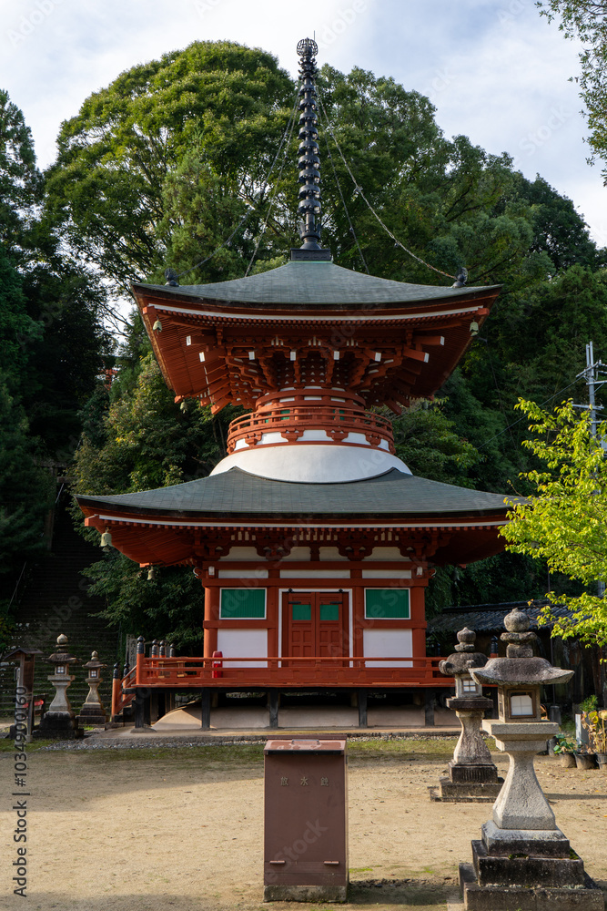 japanese temple in the park
