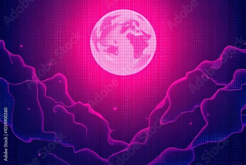 Digital Dreams A dreamlike ASCII art piece