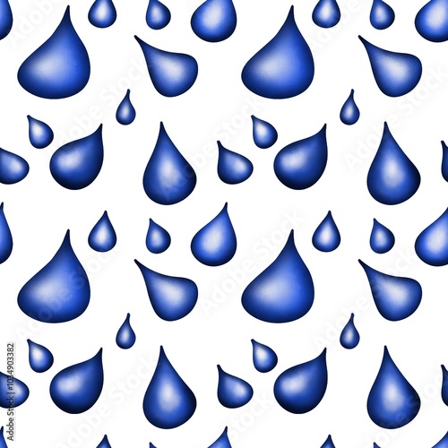 Obraz na płótnie Drop of water seamless pattern on background. w salonie