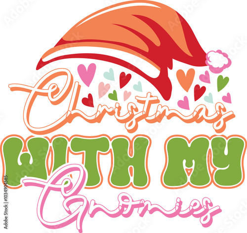 Christmas with my gnomies design