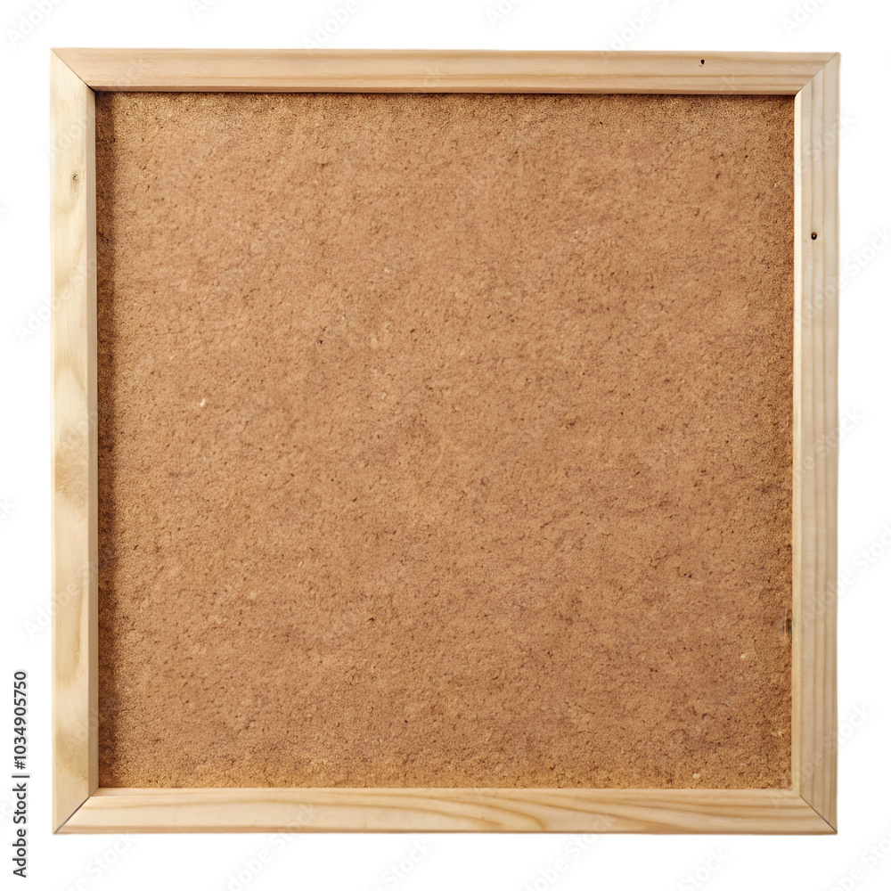 Fototapeta premium cork board isolated on transparent background
