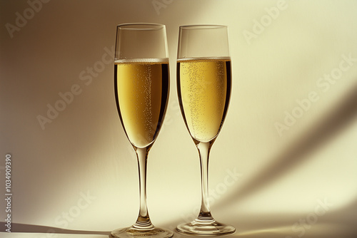 Elegant Champagne Glasses for Celebration