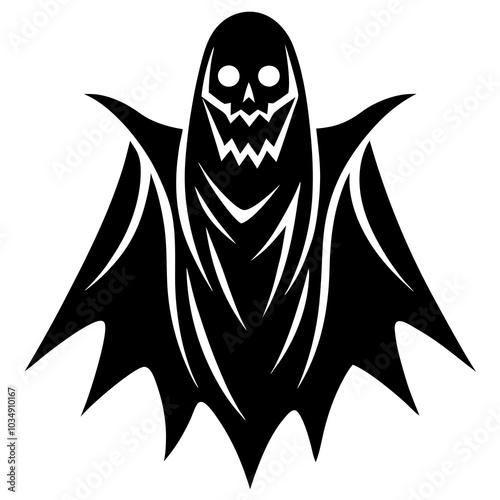 Halloween spook icon vector illustration on white background