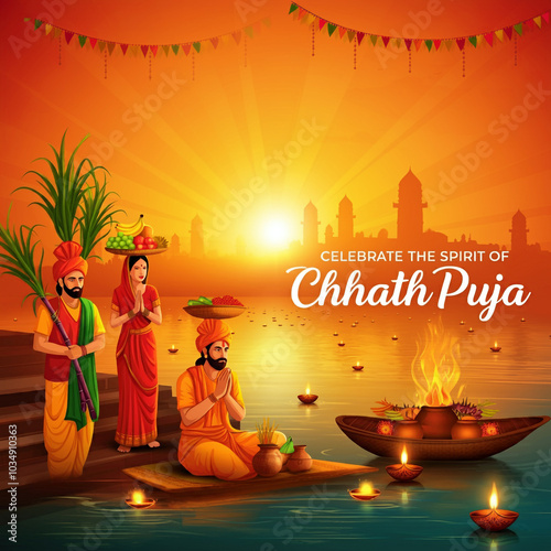 Vibrant Chhath Puja celebra...
