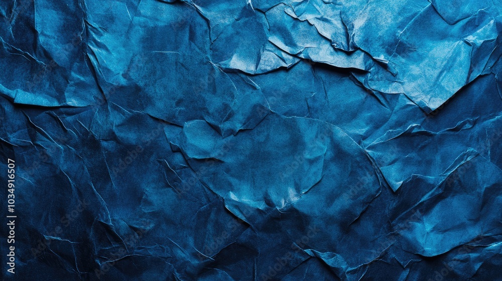 Abstract blue wall texture or blue paper surface Abstract blue wall texture or blue paper surface