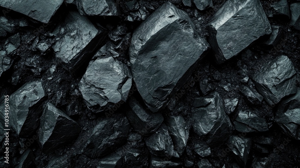 Dark textured background featuring black rocks Dark textured background featuring black rocks