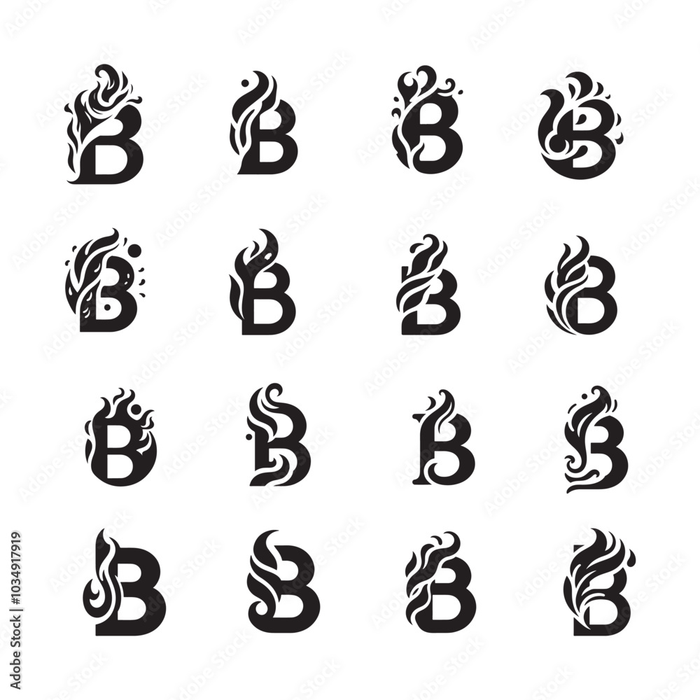 Creative Alphabet Letter B Logo Design with Flaming Silhouette - Modern Fire-Inspired Typography for Branding and Iconography
Creative Alphabet Letter B Logo Design with Flaming Silhouette - Modern Fire-Inspired Typography for Branding and Iconography
