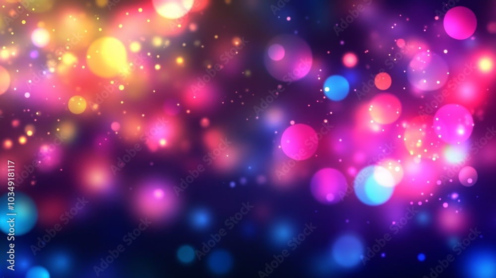 Abstract background with colorful bokeh lights. Abstract background with colorful bokeh lights.