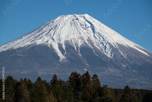 冬の富士山