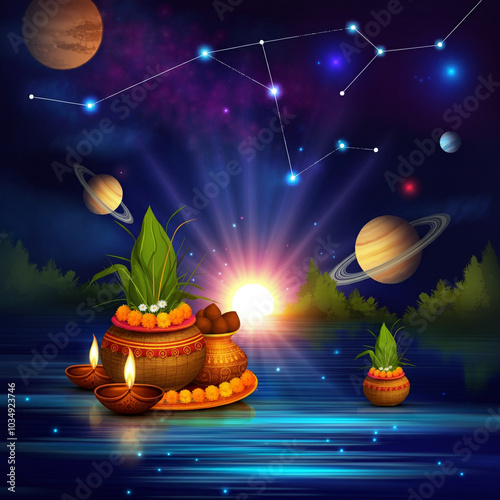 Chhath Puja offerings under...