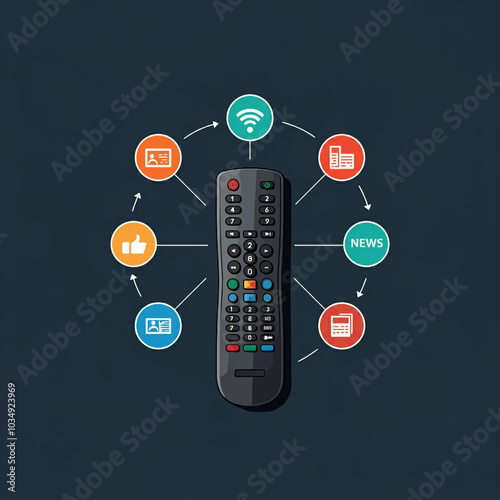 Remote control with floatin...