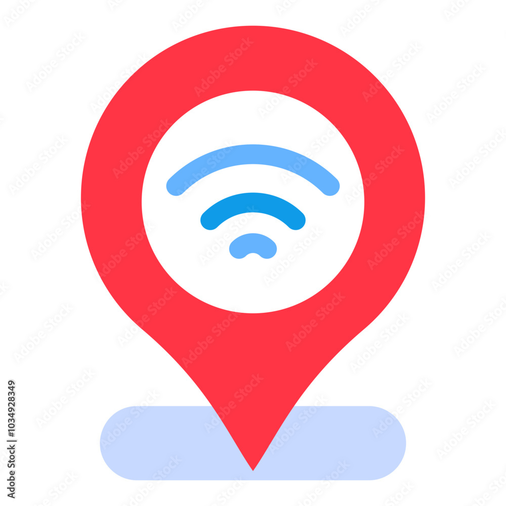 Vector Icon Direction, location, pin, navigation, wifi Vector Icon Direction, location, pin, navigation, wifi