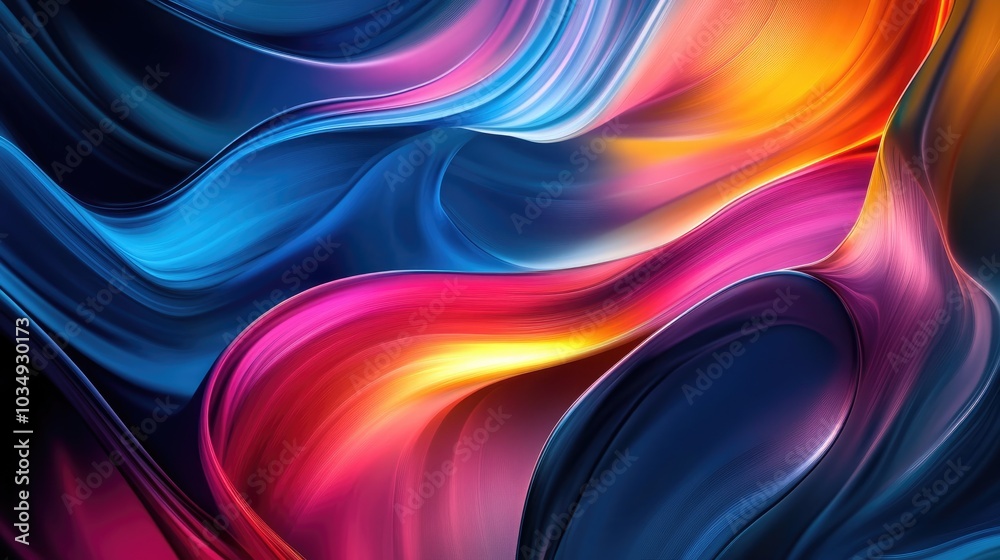 Obraz premium Vibrant abstract design suitable for background use