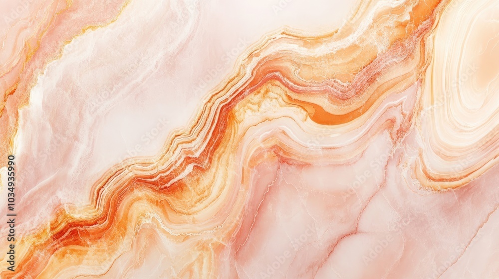 Elegant abstract texture of peach marble perfect for luxury backgrounds