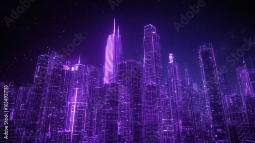 Wallpaper Mural Cyberpunk Cityscape Torontodigital.ca