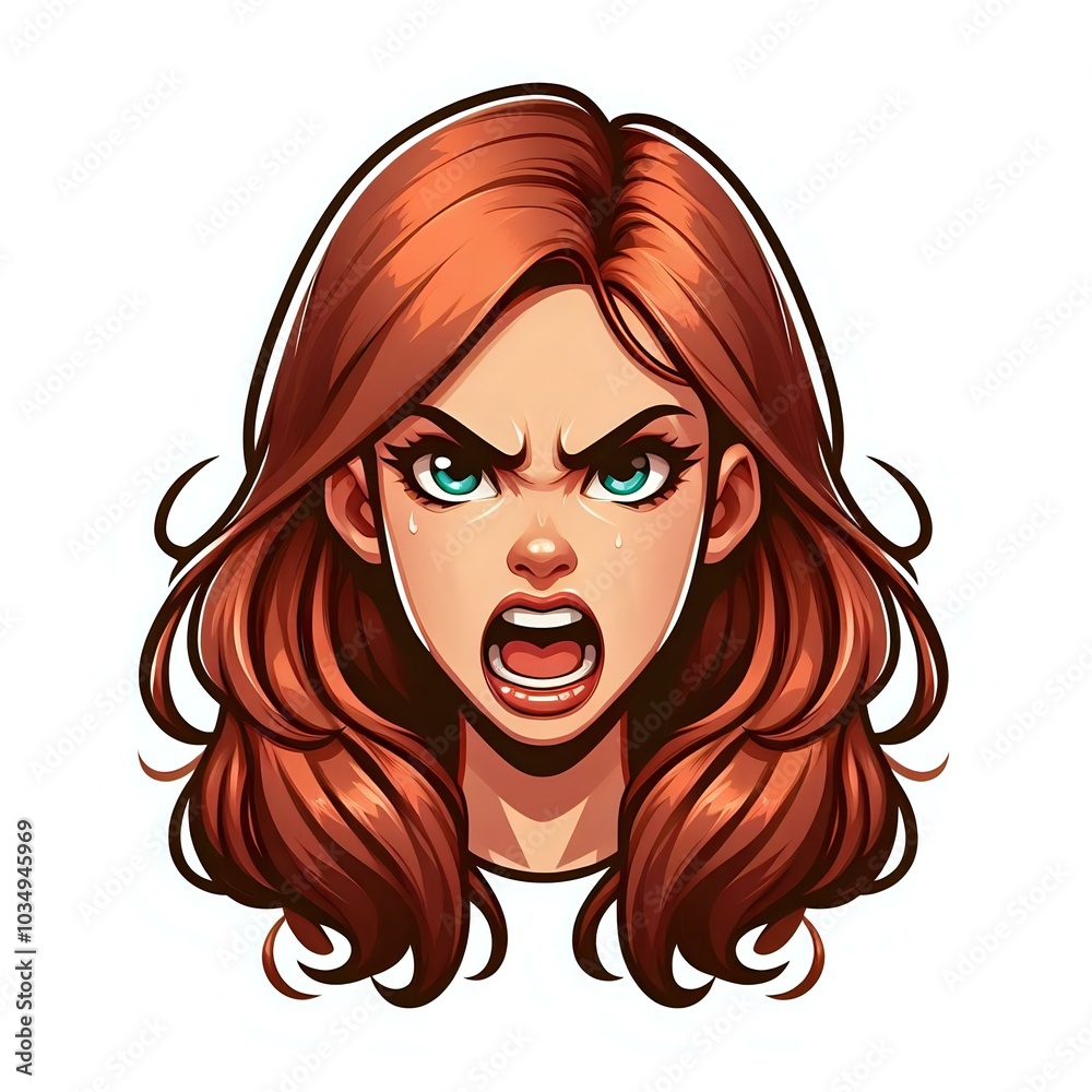 angry girl cartoon angry girl cartoon
