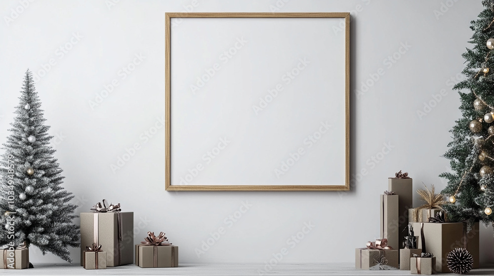 Christmas themed room walls and props Christmas themed room walls and props