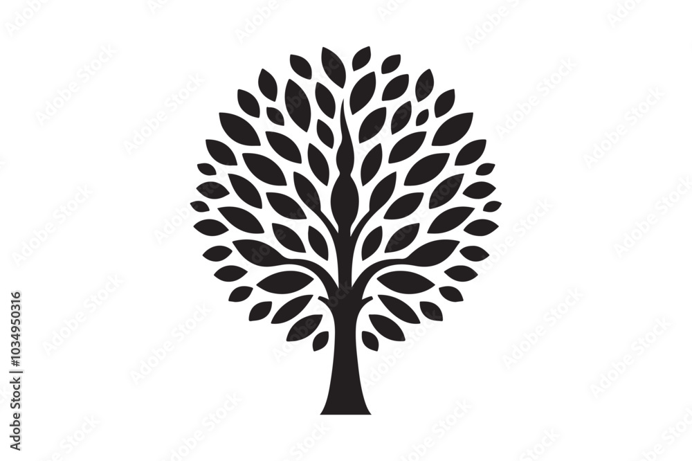 Naklejka premium tree isolated on white