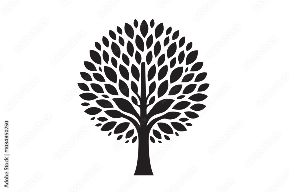 Naklejka premium tree isolated on white