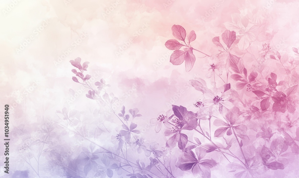 Delicate pink flowers on a soft background. Delicate pink flowers on a soft background.