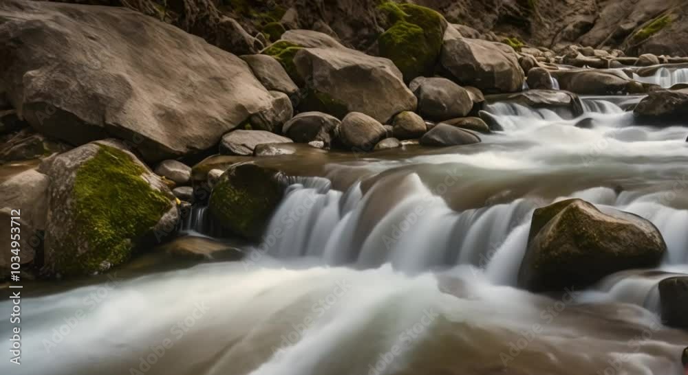 Cascading River in the Wilderness Cascading River in the Wilderness