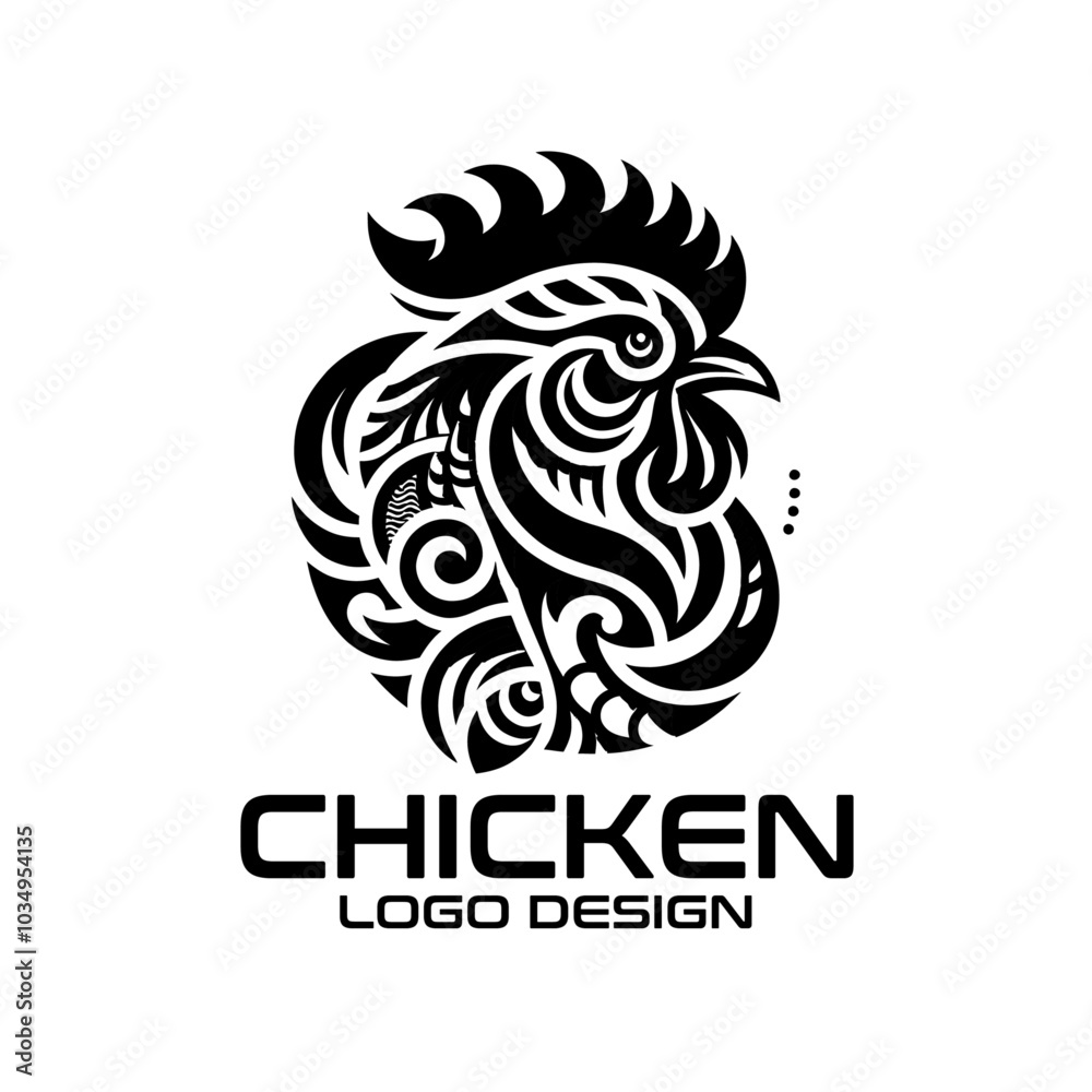 Chicken Vector Logo Design Chicken Vector Logo Design