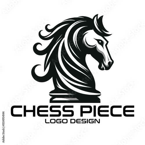 Chess Piece Vector Logo Design photo