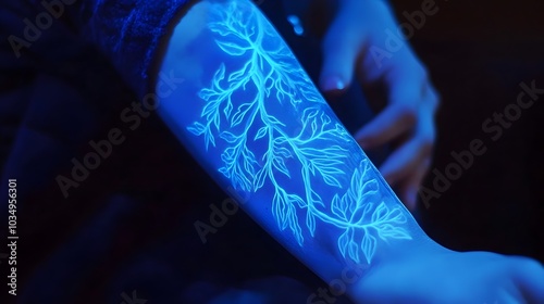 Bioluminescent Tattoos Responding to Wearer s Emotional State photo