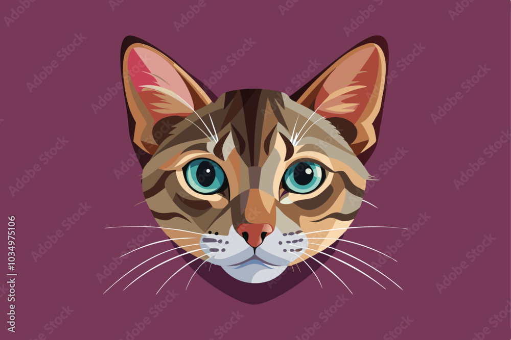 Fototapeta premium illustration of a cat