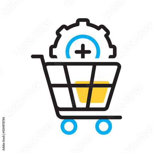 Vector multicolor icon for Procurement
