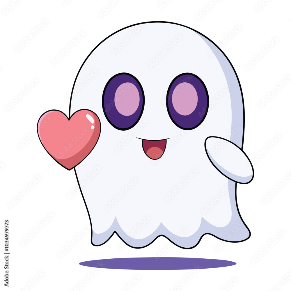 A cartoon character with a heart in the background A cartoon character with a heart in the background