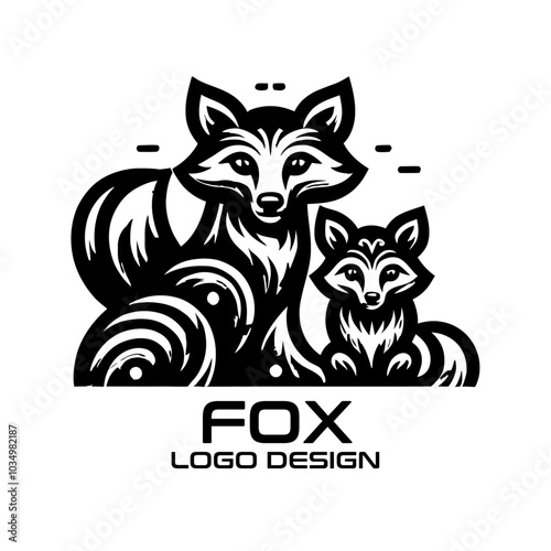 Fox Vector Logo Design photo