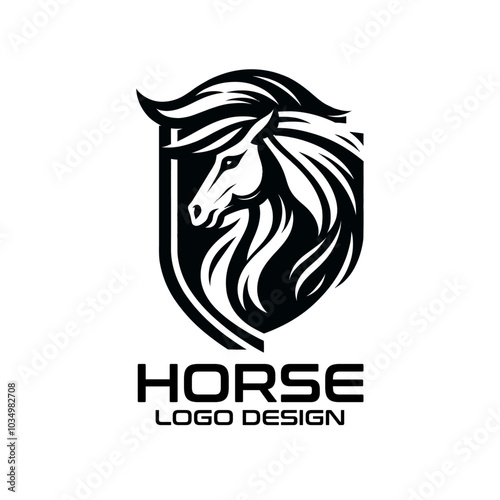 Horse Vector Logo Design