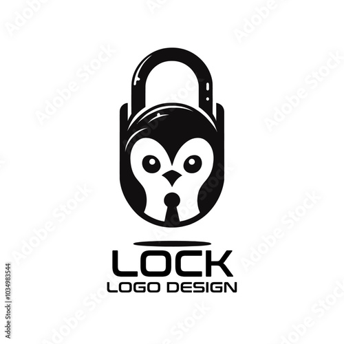 Lock Vector Logo Design photo